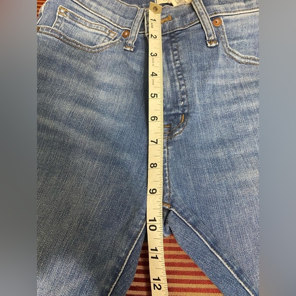 Madewell Blue Distressed Women's skinny jeans size 26 - Picture 7 of 10